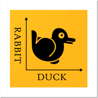 Duck Rabbit Illusion Posters and Art